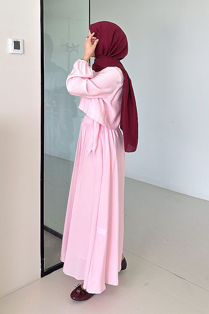 Éloria Asimetrik Kat Kat Takım - Pembe - 4