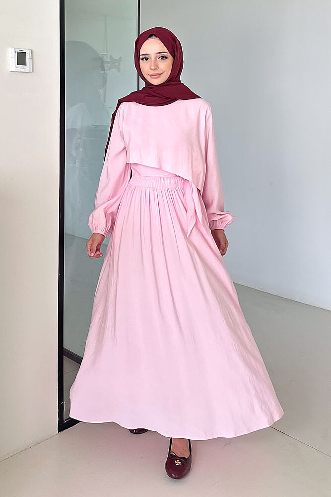 Éloria Asimetrik Kat Kat Takım - Pembe 