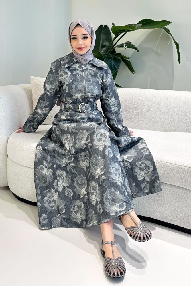 Luce Batik Desen Etek Takım - Siyah - HEWES (5)