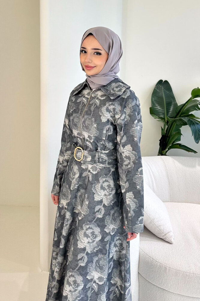 Luce Batik Desen Etek Takım - Siyah - HEWES (4)