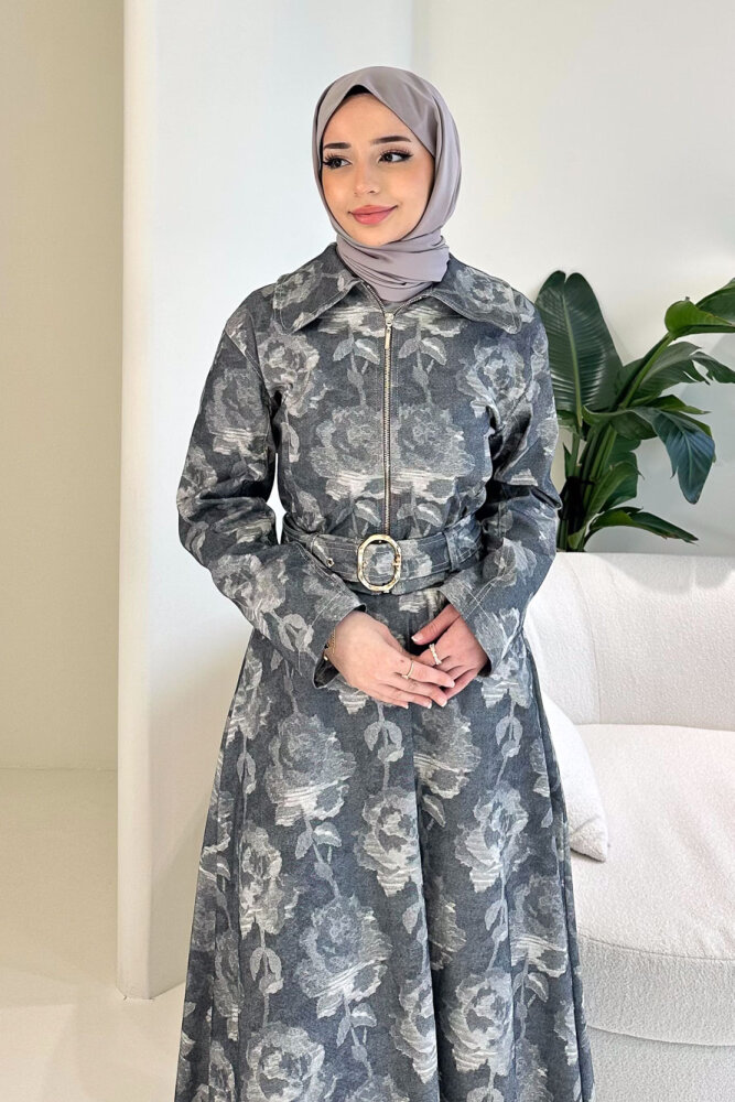 Luce Batik Desen Etek Takım - Siyah - HEWES (2)