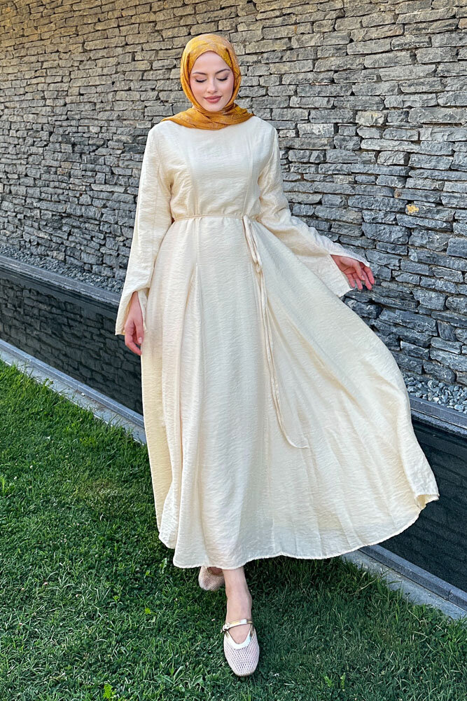 Maréa Parçalı Elbise - Sarı 