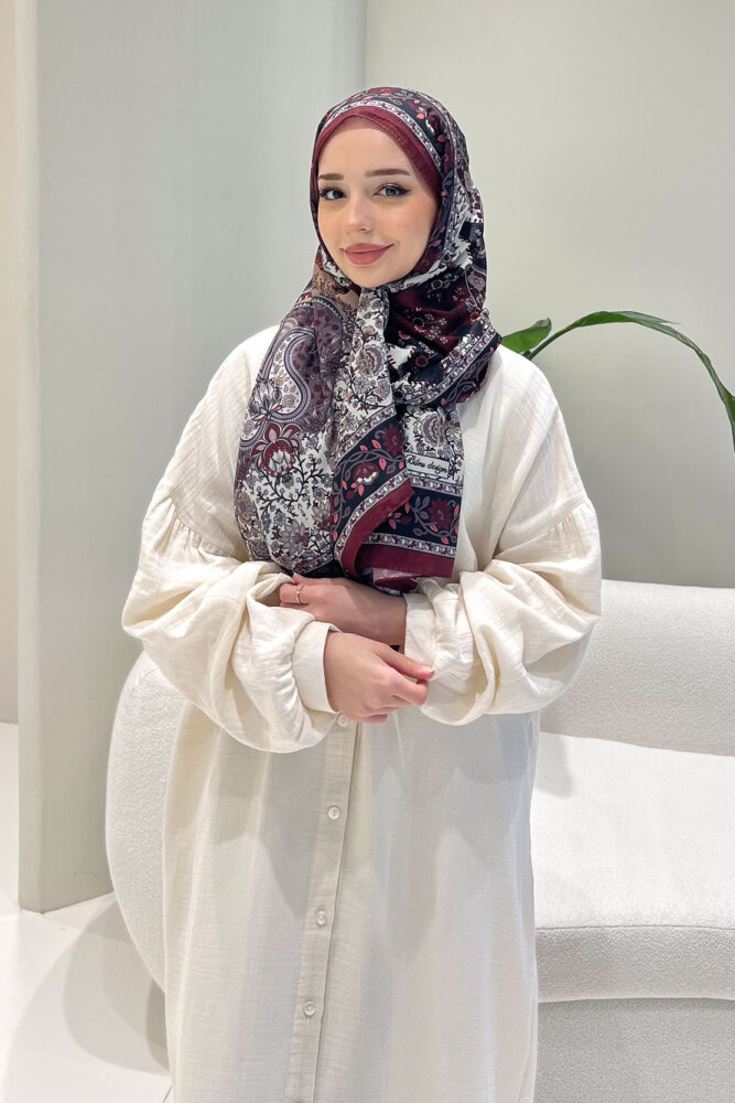 Meliora Müslin Tam Boy Düğmeli Elbise - Bej - 2