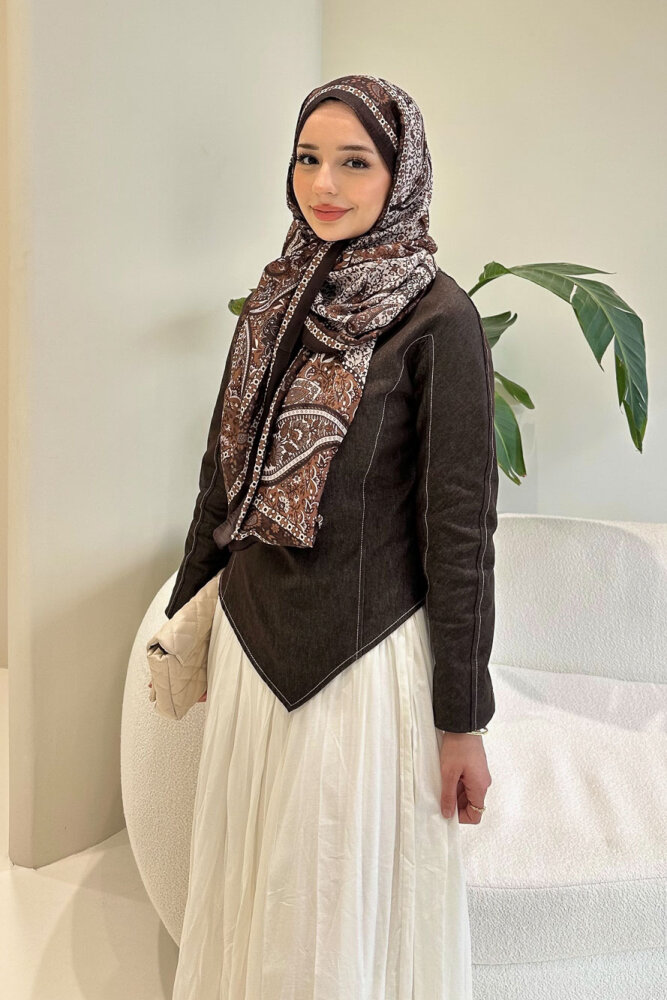 Mirel Kot Parçalı Vual Takım - Kahverengi - HEWES (5)