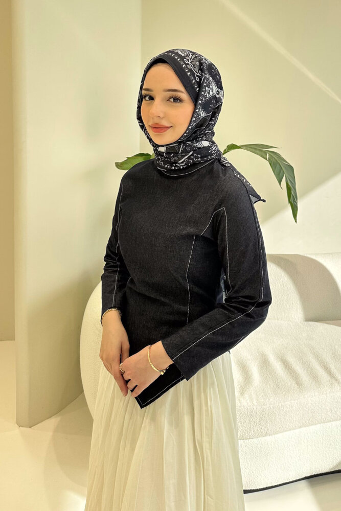 Mirel Kot Parçalı Vual Takım - Lacivert - 7