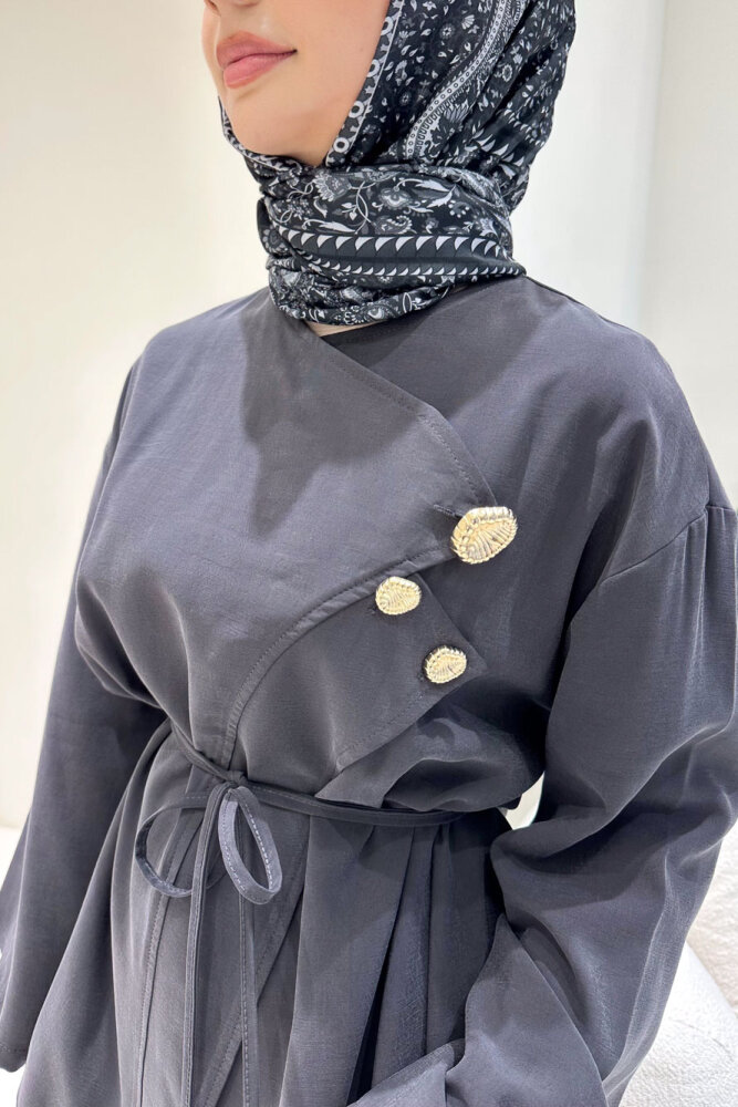 Mirelda Kruvaze Modal Takım - Siyah - HEWES (4)