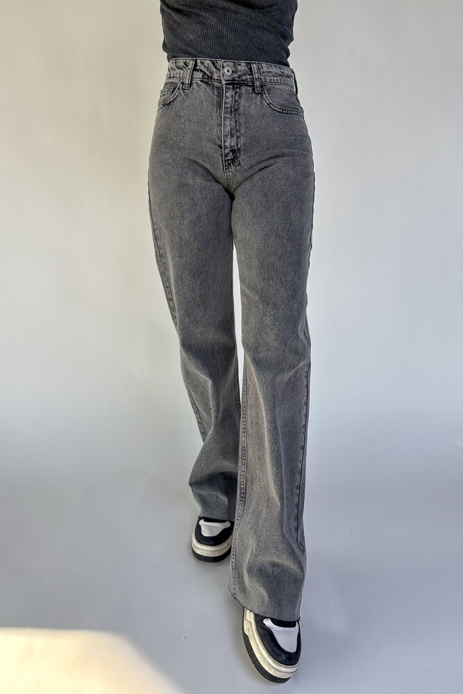 Mona Wideleg Jean - Füme - MY MAGAZİN (2)