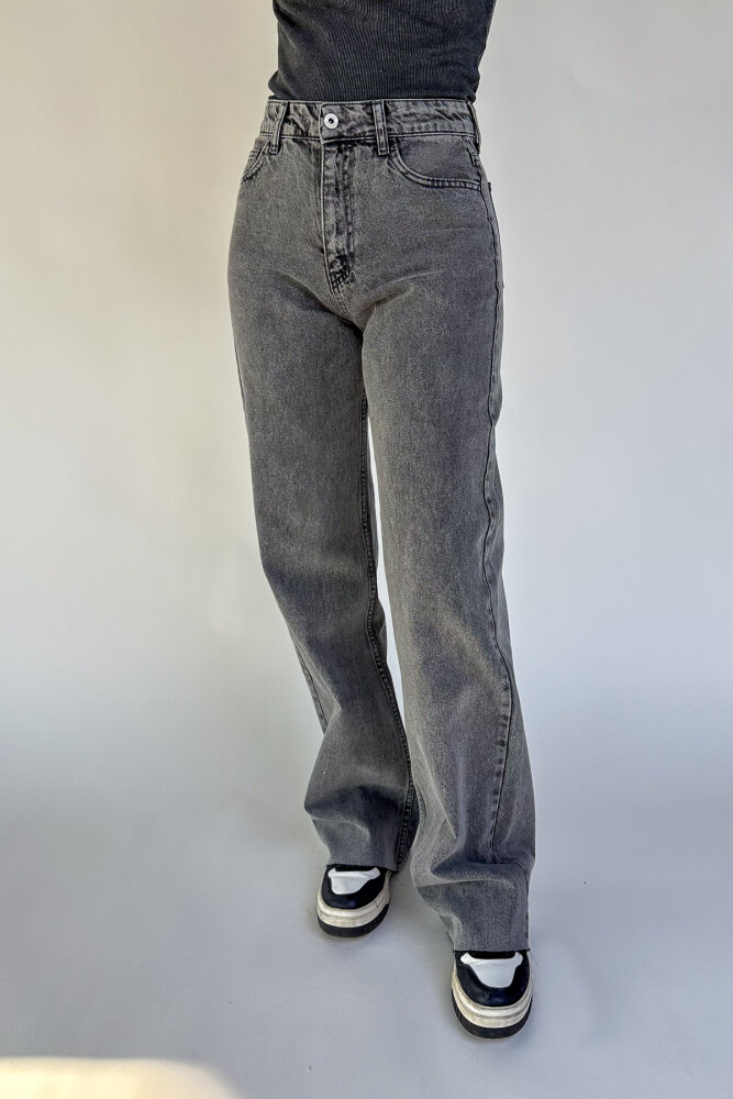 Mona Wideleg Jean - Füme - MY MAGAZİN (5)