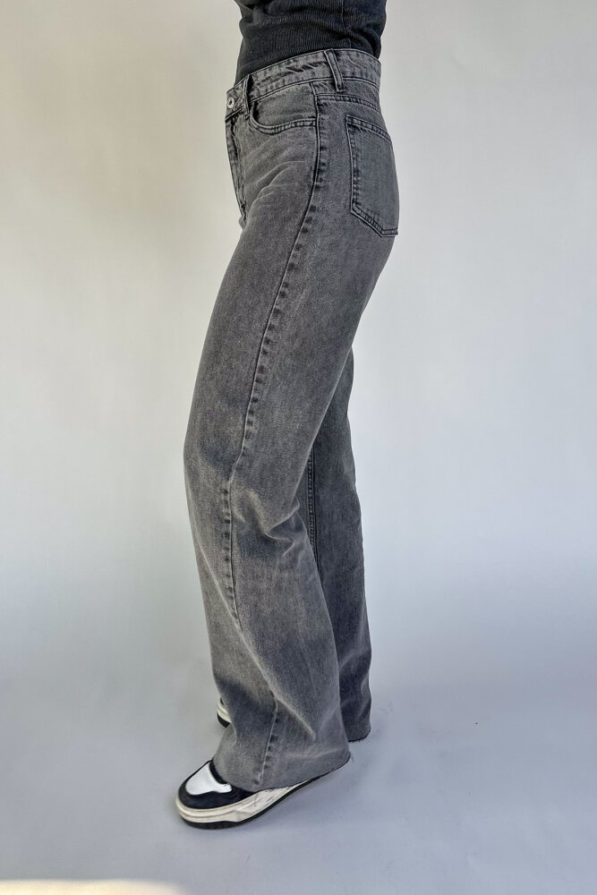 Mona Wideleg Jean - Füme - 4