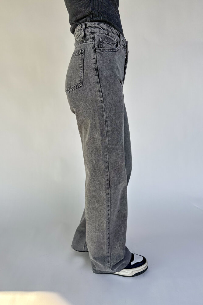 Mona Wideleg Jean - Füme - 5