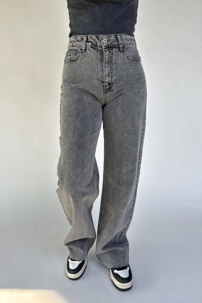 Mona Wideleg Jean - Füme - 7