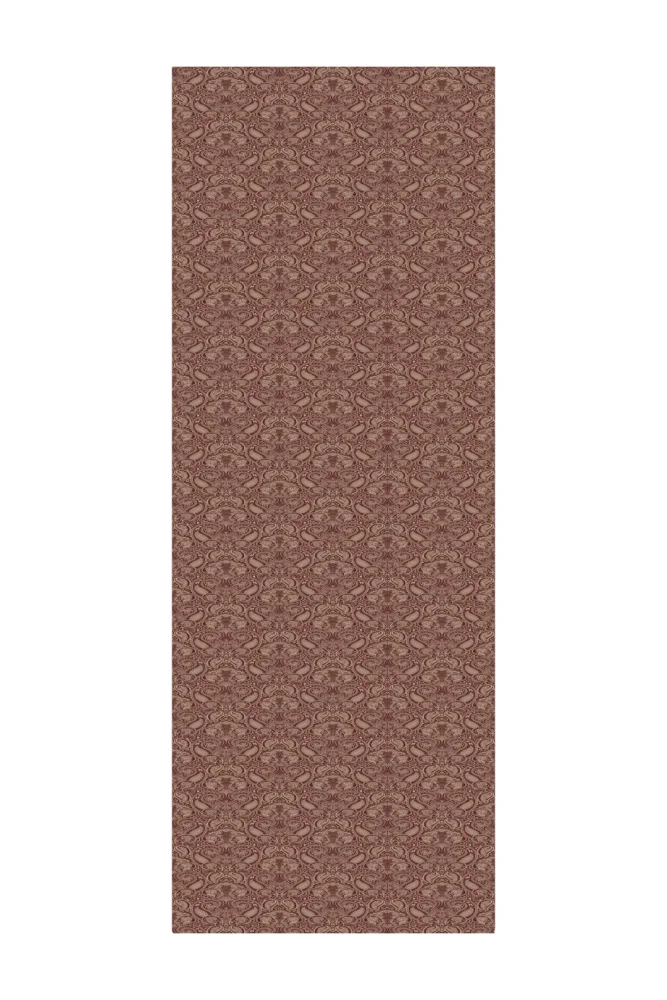 Moren Desen Shine Line Şal - Mürdüm-Somon 