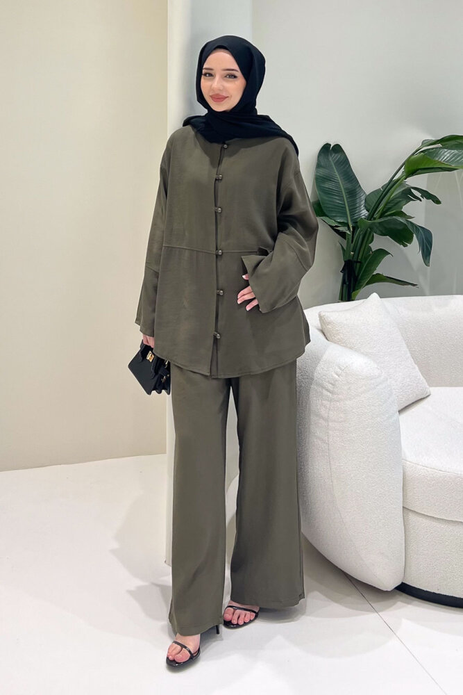 Muana Bağcıklı Takım - Haki - ENMA (2)