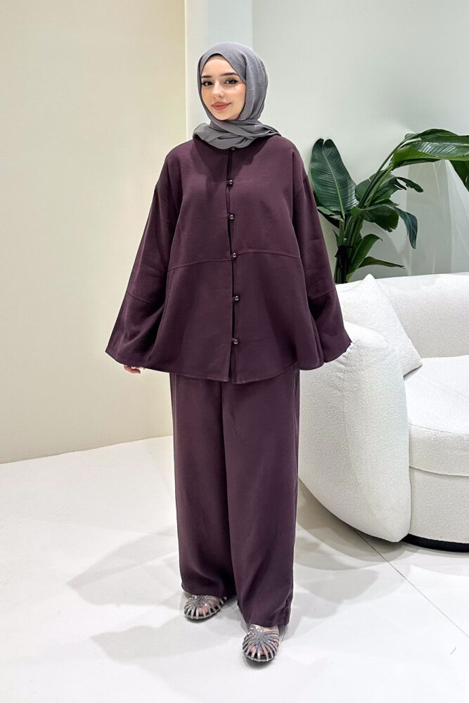 Muana Bağcıklı Takım - Mürdüm - ENMA (0)