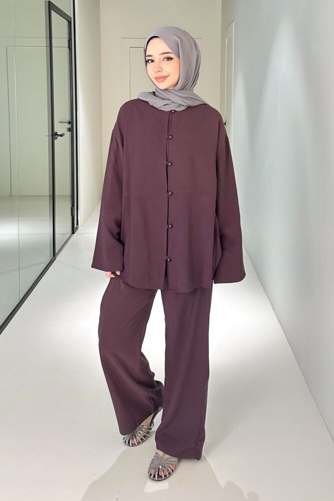 Muana Bağcıklı Takım - Mürdüm - ENMA (4)