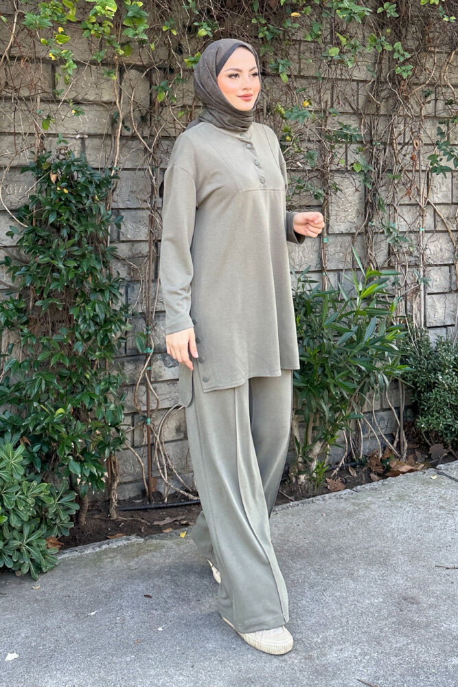 Noré Çıtçıtlı Spor Takım - Haki - 1