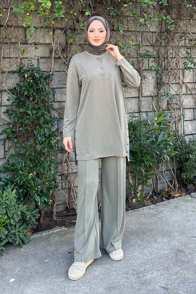 Noré Çıtçıtlı Spor Takım - Haki - 5