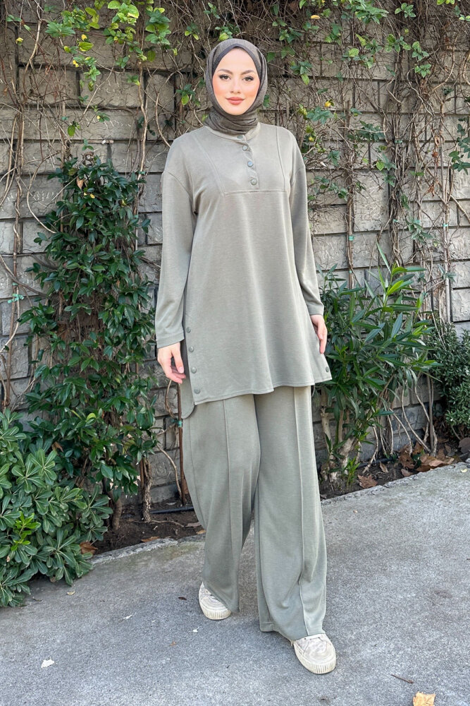 Noré Çıtçıtlı Spor Takım - Haki - 7