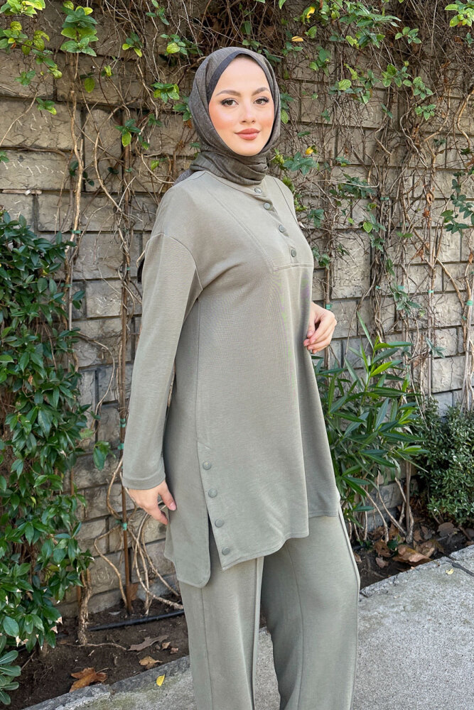 Noré Çıtçıtlı Spor Takım - Haki - 3