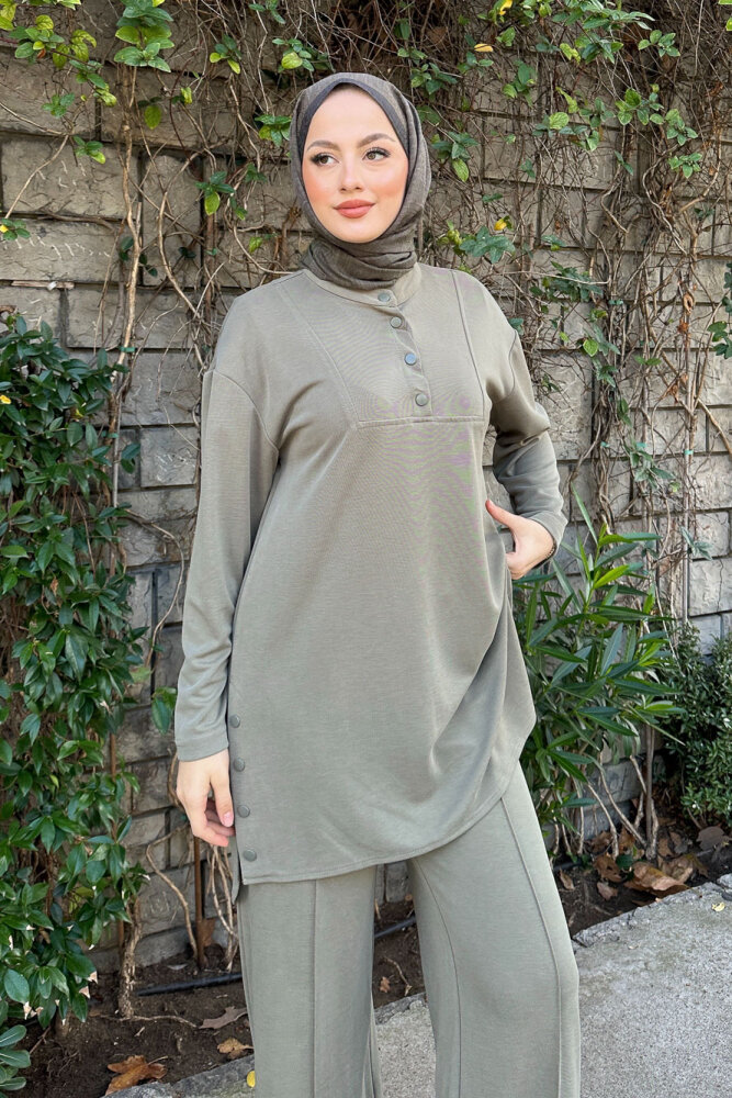 Noré Çıtçıtlı Spor Takım - Haki - 6