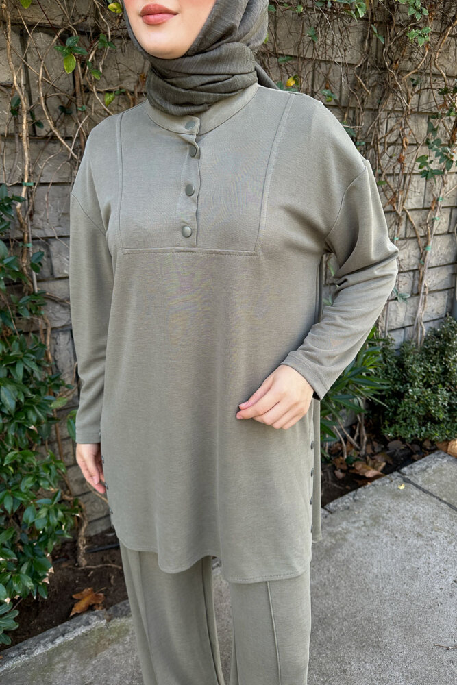 Noré Çıtçıtlı Spor Takım - Haki - 4