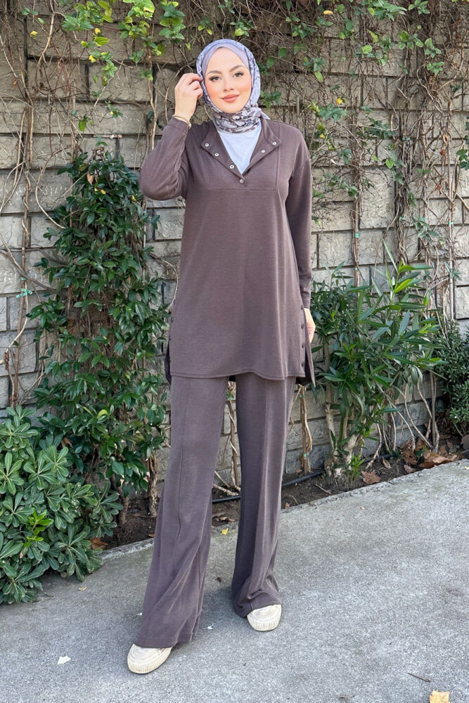 Noré Çıtçıtlı Spor Takım - Kahverengi - 1