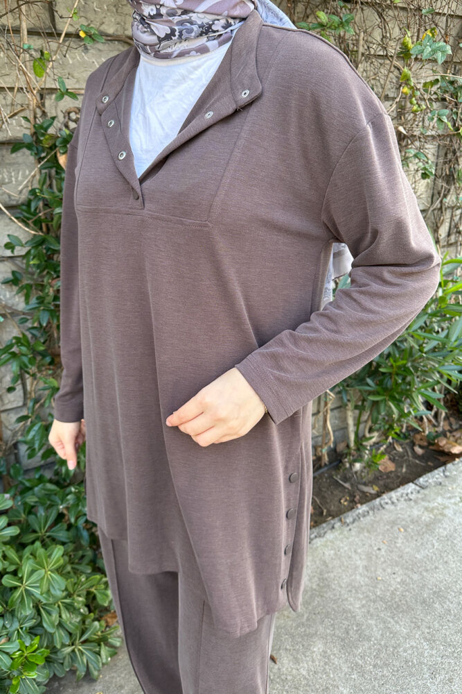 Noré Çıtçıtlı Spor Takım - Kahverengi - 8