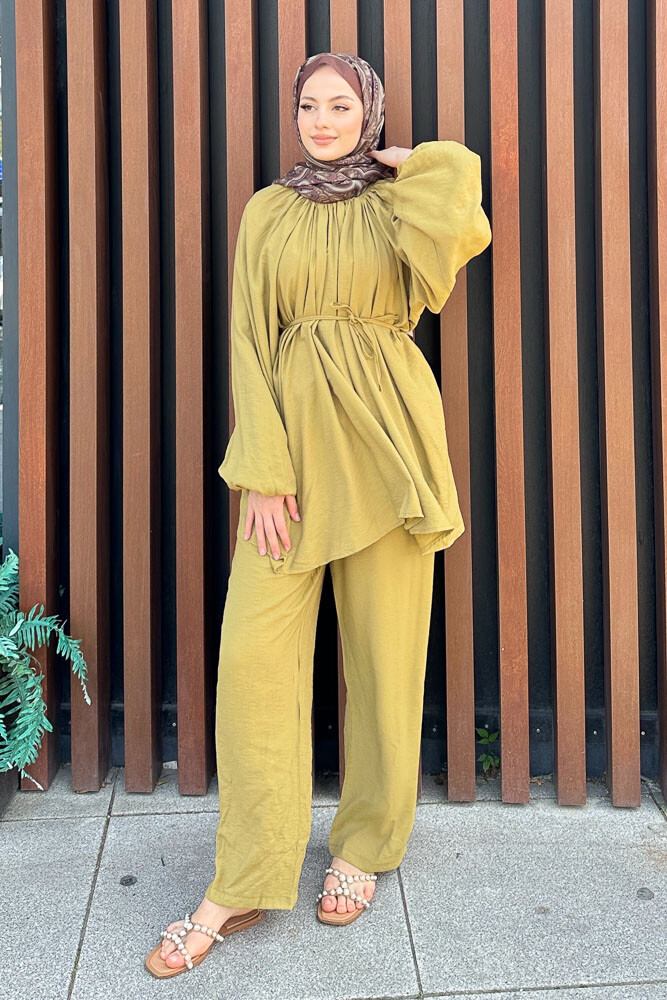 Nowa Balon Kol Takım - Yağ Yeşili - 2