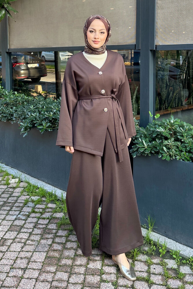 Opal Scuba Takım - Kahverengi - LİNE (3)