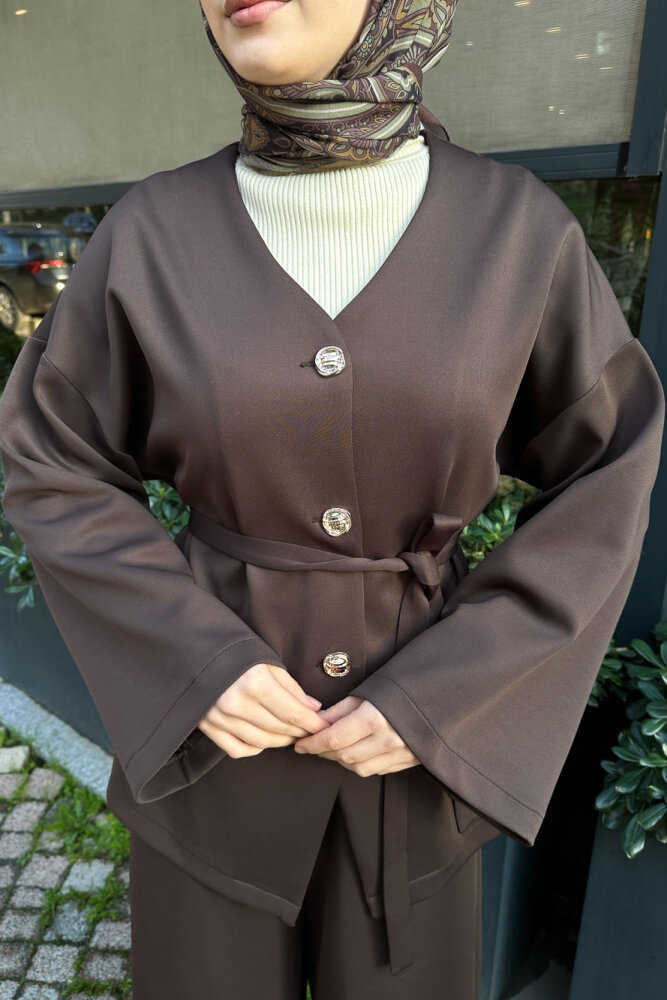 Opal Scuba Takım - Kahverengi - LİNE (4)