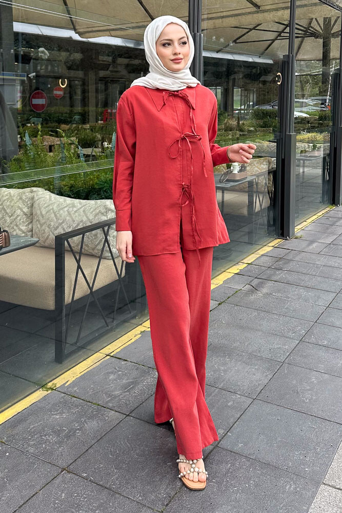 Pera Fiyonklu Takım - Kiremit - ENMA (1)