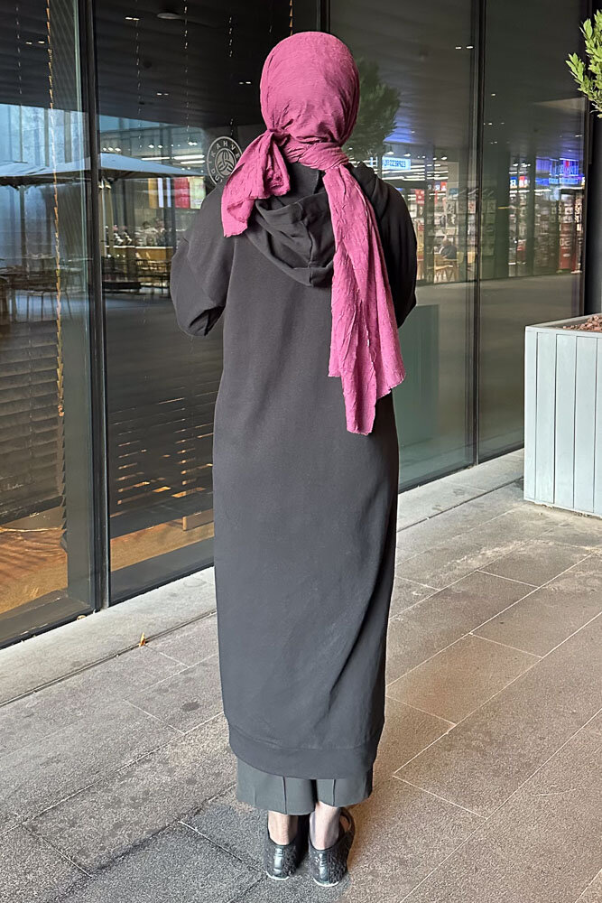 Pixar Kapüşonlu Düğmeli Kap - Siyah - PUANE (4)