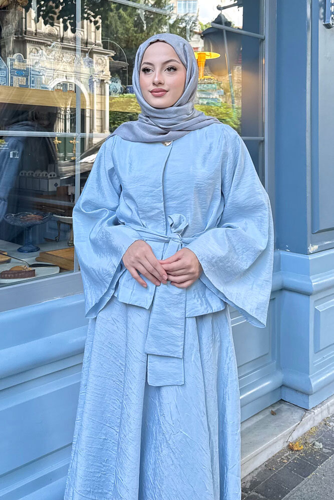 Princess Pop Etek Takım - Bebe Mavisi - 4