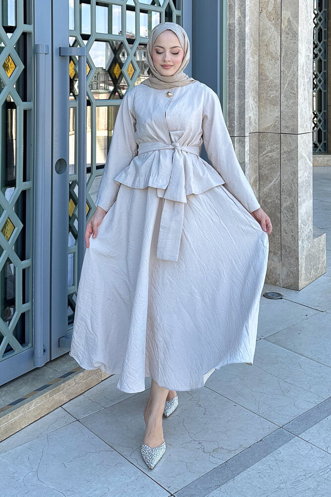 Princess Pop Etek Takım - Bej - 4