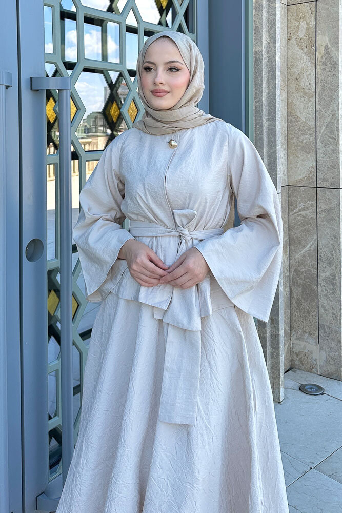 Princess Pop Etek Takım - Bej - 7