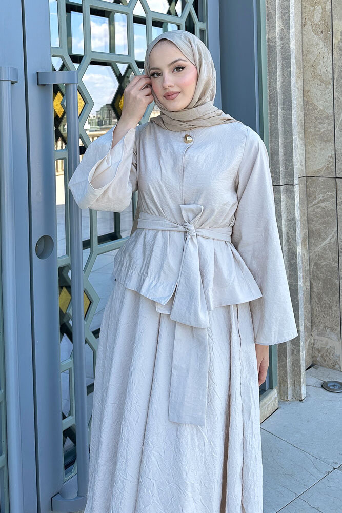 Princess Pop Etek Takım - Bej - 3