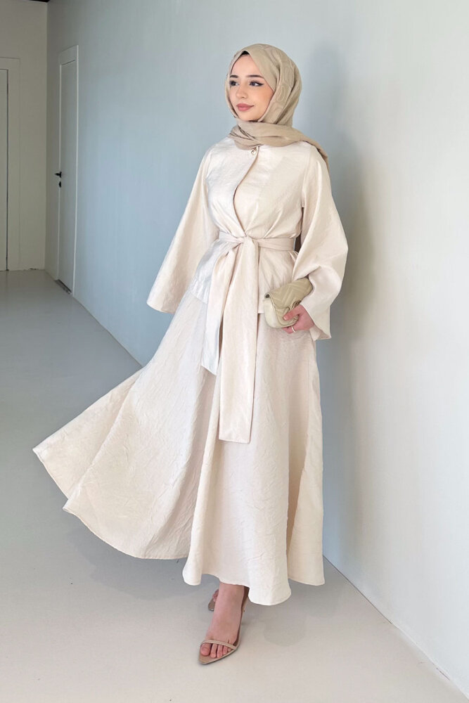 Princess Pop Etek Takım - Bej - 1