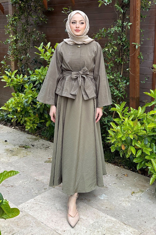 Princess Pop Etek Takım - Haki - HEWES (4)