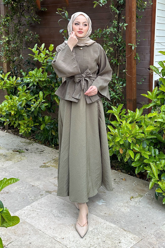 Princess Pop Etek Takım - Haki - 4