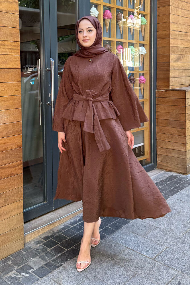 Princess Pop Etek Takım - Kahverengi - 6