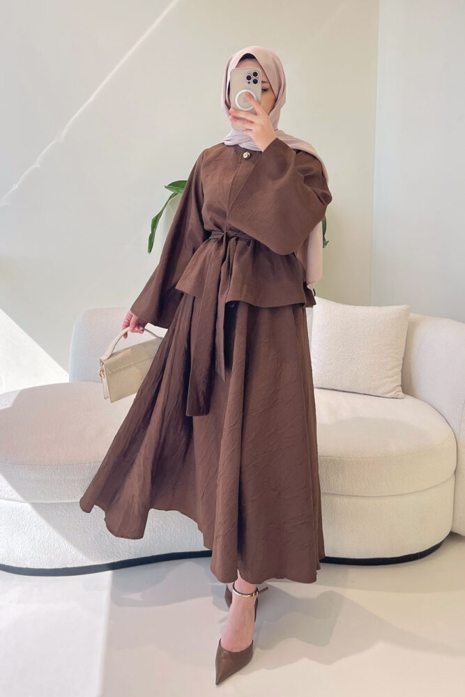 Princess Pop Etek Takım - Kahverengi - HEWES (0)