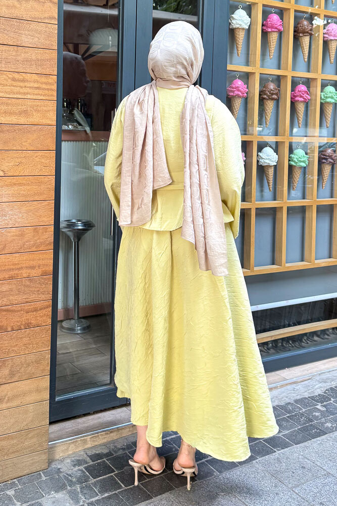 Princess Pop Etek Takım - Yağ Yeşili - 8