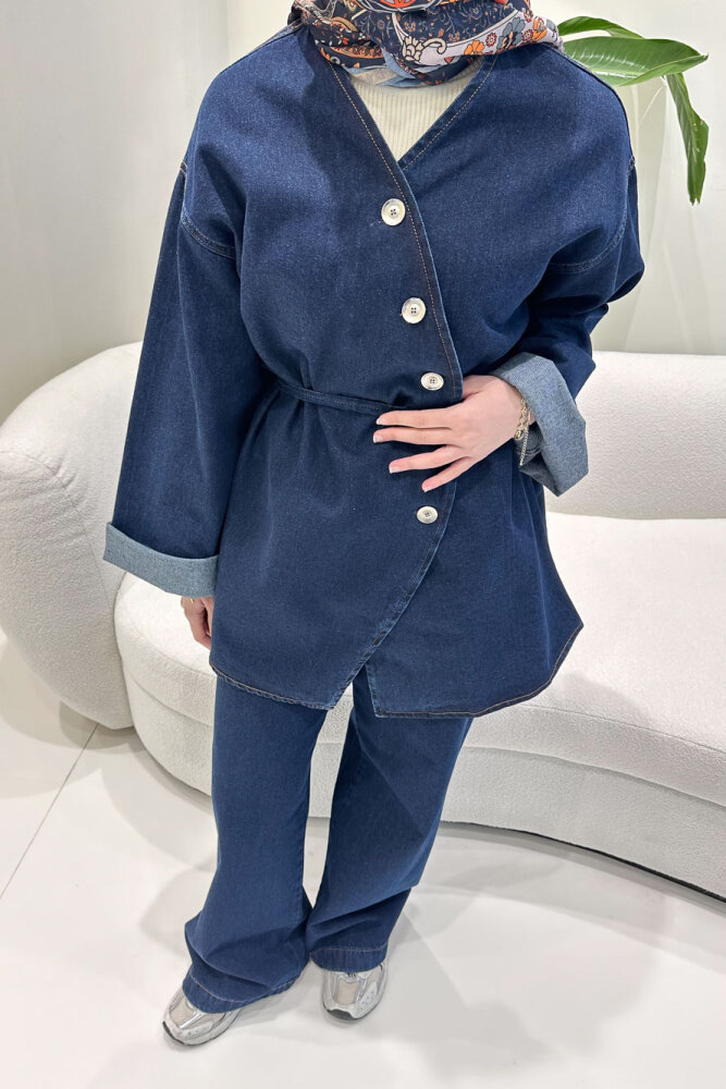 Pure Blue Denim Takım - Lacivert - 3