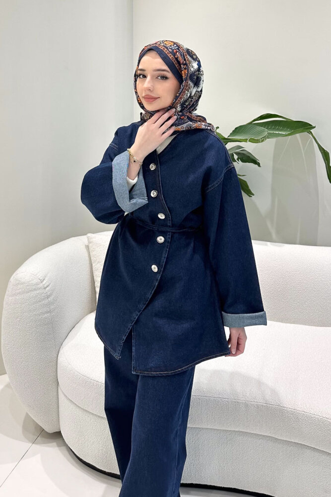 Pure Blue Denim Takım - Lacivert - 6