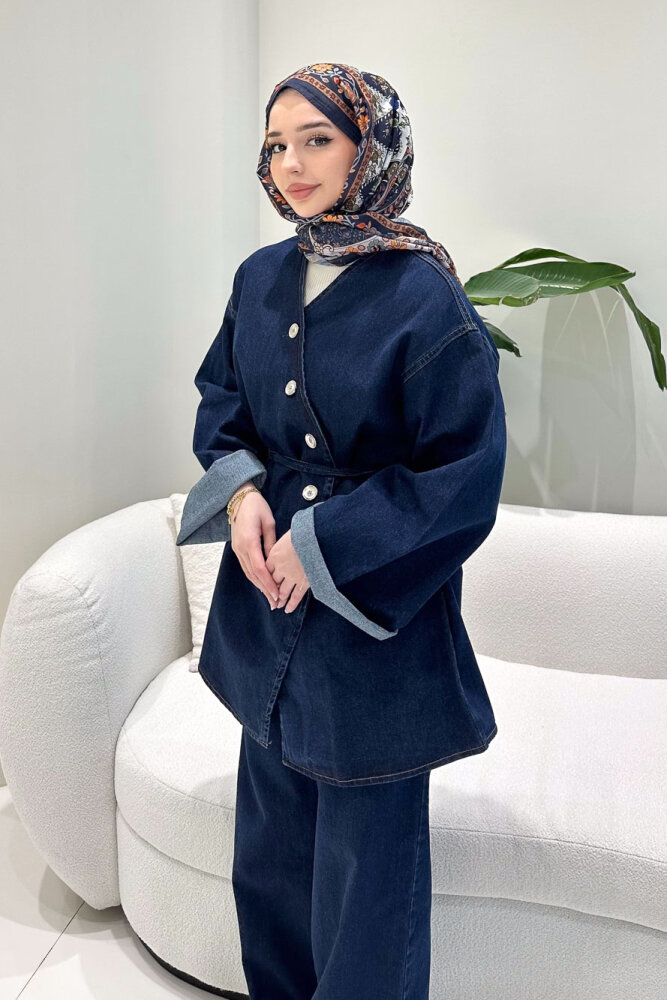 Pure Blue Denim Takım - Lacivert - 7