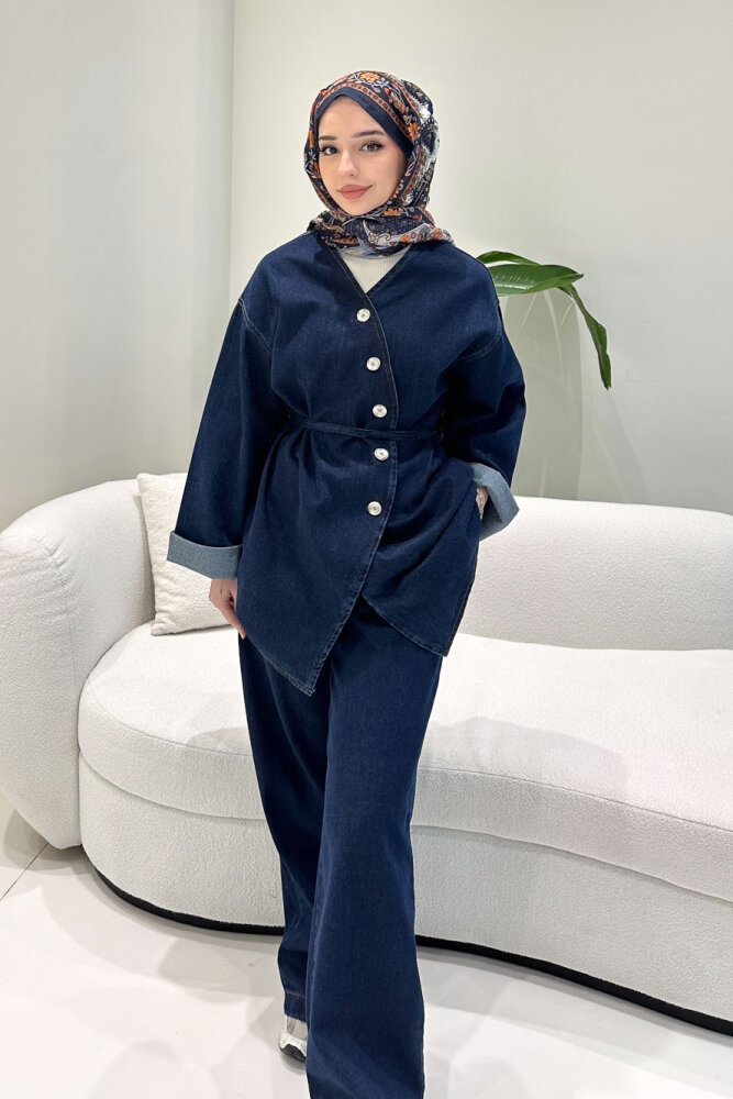 Pure Blue Denim Takım - Lacivert - ENMA (3)