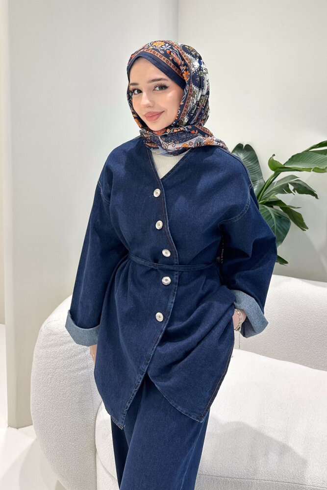 Pure Blue Denim Takım - Lacivert - 2