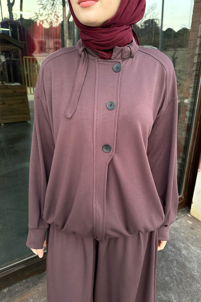 Pure Comfort Modal Takım - Bordo - ALLMİSS (4)