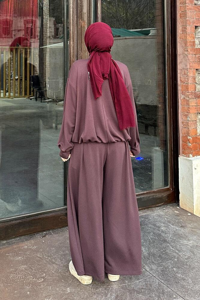 Pure Comfort Modal Takım - Bordo - ALLMİSS (5)