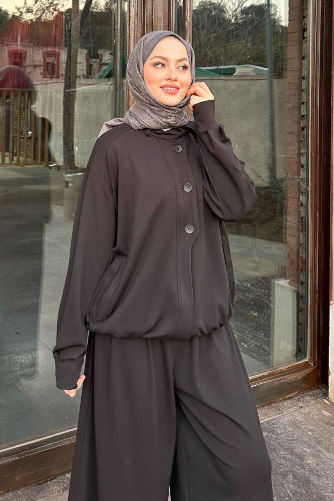 Pure Comfort Modal Takım - Siyah - 3